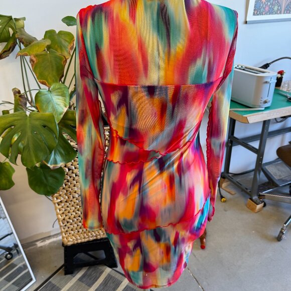 Guess Eco Jemma Mesh Dress - Picture 4 of 4